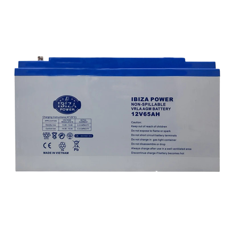  باتری یو پی اس 12 ولت 65 آمپر ساعت ایبیزا مدل IBZ 12-65 | ویژن ارا سیستم با ضمانت کالا 